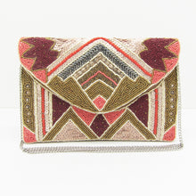 Load image into Gallery viewer, HANDMADE BEADED ART DECO CLUTCH, EVENING BAG, PARTY STATEMENT