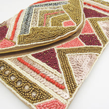 Load image into Gallery viewer, HANDMADE BEADED ART DECO CLUTCH, EVENING BAG, PARTY STATEMENT