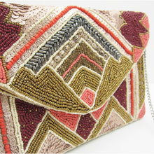 Load image into Gallery viewer, HANDMADE BEADED ART DECO CLUTCH, EVENING BAG, PARTY STATEMENT