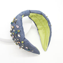 Load image into Gallery viewer, MULTI STONE EMBELLISHED STATEMENT HEADBAND