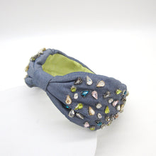 Load image into Gallery viewer, MULTI STONE EMBELLISHED STATEMENT HEADBAND