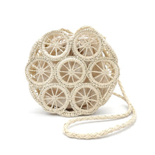 Load image into Gallery viewer, STRAW ROUND SHOULDER CROSS BAG