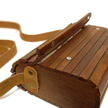 Load image into Gallery viewer, WOODEN RECTANGLE CROSS BAG