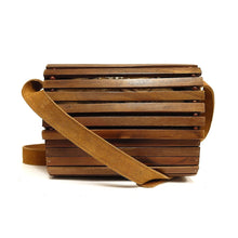 Load image into Gallery viewer, WOODEN RECTANGLE CROSS BAG