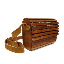 Load image into Gallery viewer, WOODEN RECTANGLE CROSS BAG