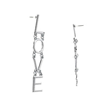 Load image into Gallery viewer, LOVE METAL LETTER DROP EARRINGS