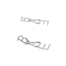 Load image into Gallery viewer, BAE LETTER METAL DROP EARRINGS