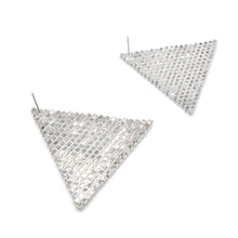 Load image into Gallery viewer, SPARKLY RHINESTONE TRIANGLE EARRINGS