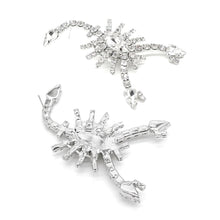 Load image into Gallery viewer, SCORPION SHAPE RHINESTONE EARRINGS
