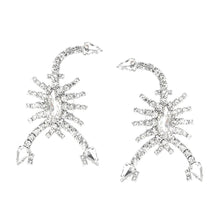Load image into Gallery viewer, SCORPION SHAPE RHINESTONE EARRINGS