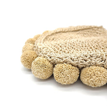 Load image into Gallery viewer, STRAW POMPOM SHOULDER CROSS BAG