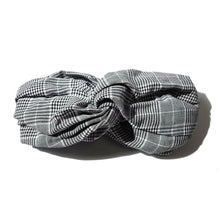 Load image into Gallery viewer, CHECK PATTERN TWISTED TURBAN HEADBAND