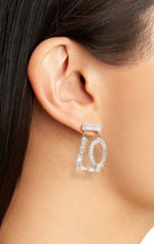Load image into Gallery viewer, LOVE CUBIC ZIRCONIA LETTER DROP EARRINGS