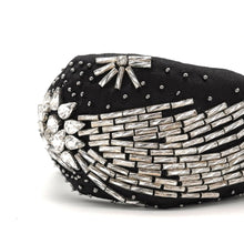 Load image into Gallery viewer, SPARKLY SHOOTING STAR BEADED BLACK HEADBAND