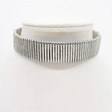 Load image into Gallery viewer, BOLD METAL CHOKER – WIDE RIBBED GOLD OR SILVER STATEMENT NECKLACE
