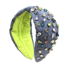 Load image into Gallery viewer, MULTI STONE EMBELLISHED STATEMENT HEADBAND
