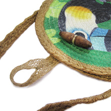 Load image into Gallery viewer, HANDMADE ROUND ANIMAL JUTE BAG FOR WOMEN&#39;S UNIQUE FASHION ACCESSORIES
