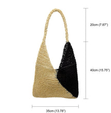 Load image into Gallery viewer, CROCHET WOVEN SHOULDER BAG
