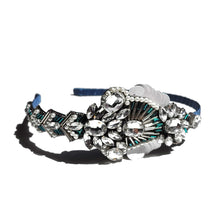 Load image into Gallery viewer, SPARKLY CRYSTAL BEADED DELICATED THIN HEADBAND
