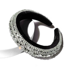 Load image into Gallery viewer, RHINESTONE SPARKLY CRYSTAL PADDED HEADBAND
