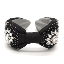 Load image into Gallery viewer, SPARKLY SHOOTING STAR BEADED BLACK HEADBAND
